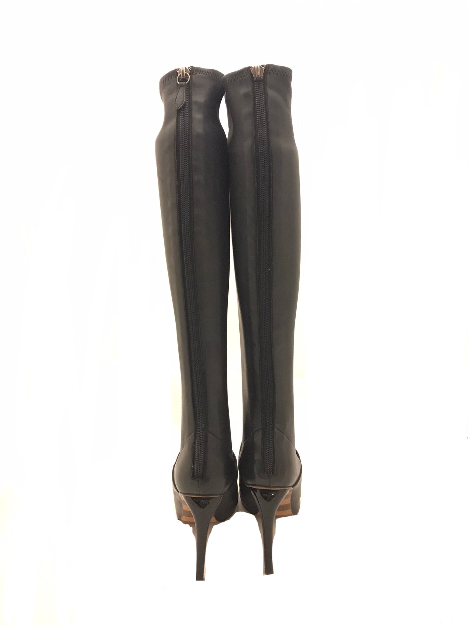 Isabella's Wardrobe Georgina Goodman Leather Knee High Boots.