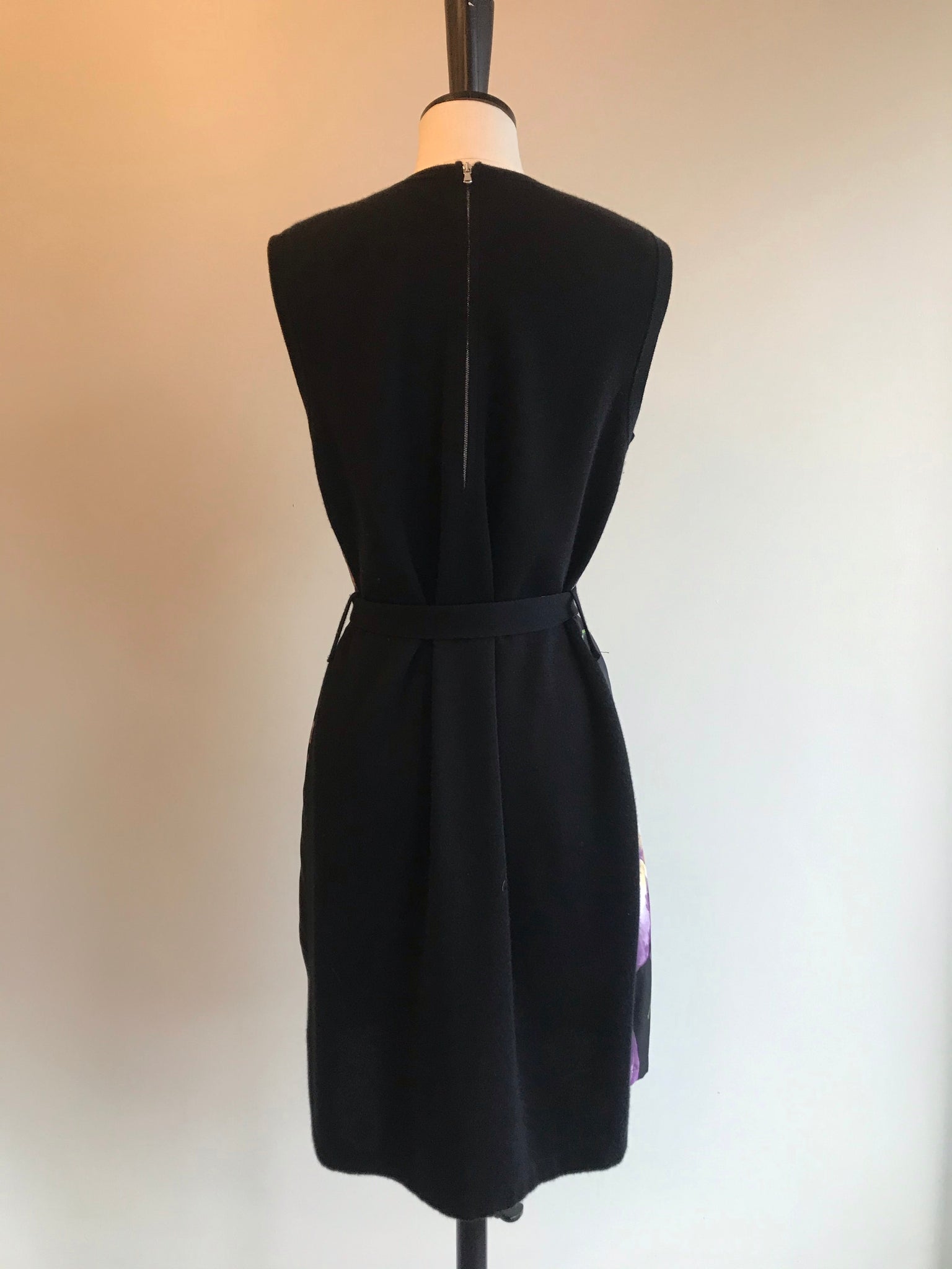 Isabella's Wardrobe Dolce & Gabbana Cashmere/Silk Floral Mini Dress.