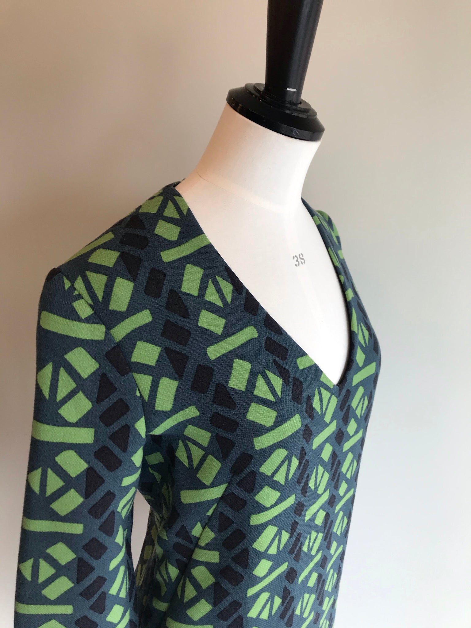 Isabella's Wardrobe Marni Abstract Print Dress.