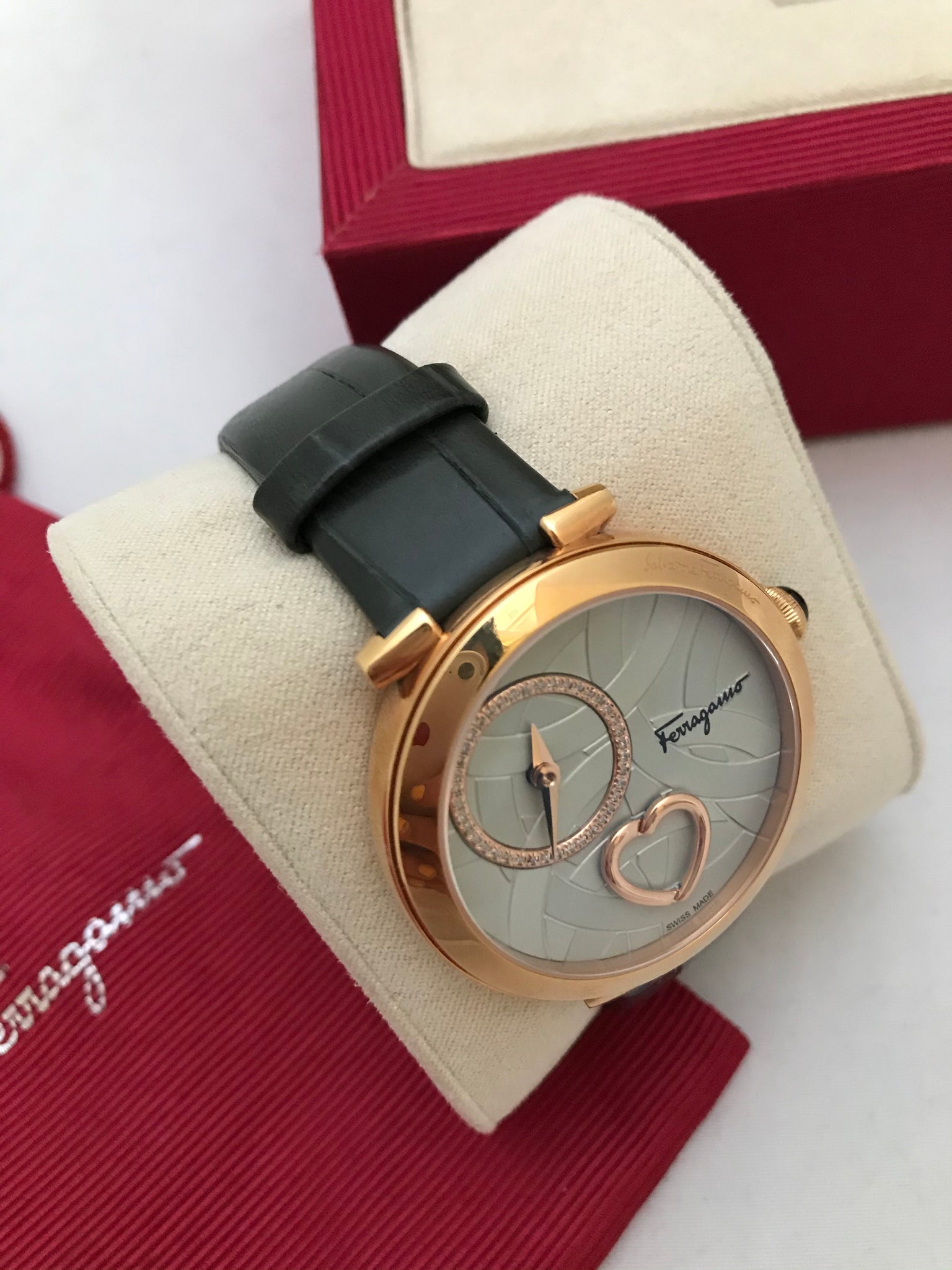 Isabella's Wardrobe Salvatore Ferragamo Cuore Pulsing Heart Watch.