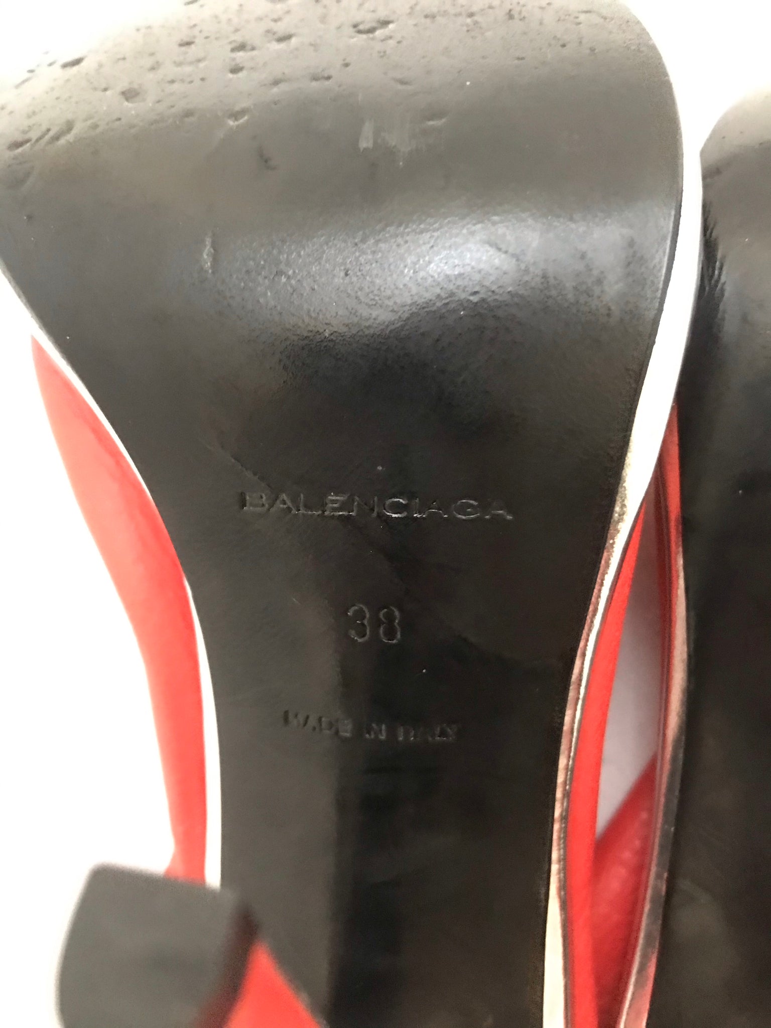 Isabella's Wardrobe Balenciaga Glove Sandals.