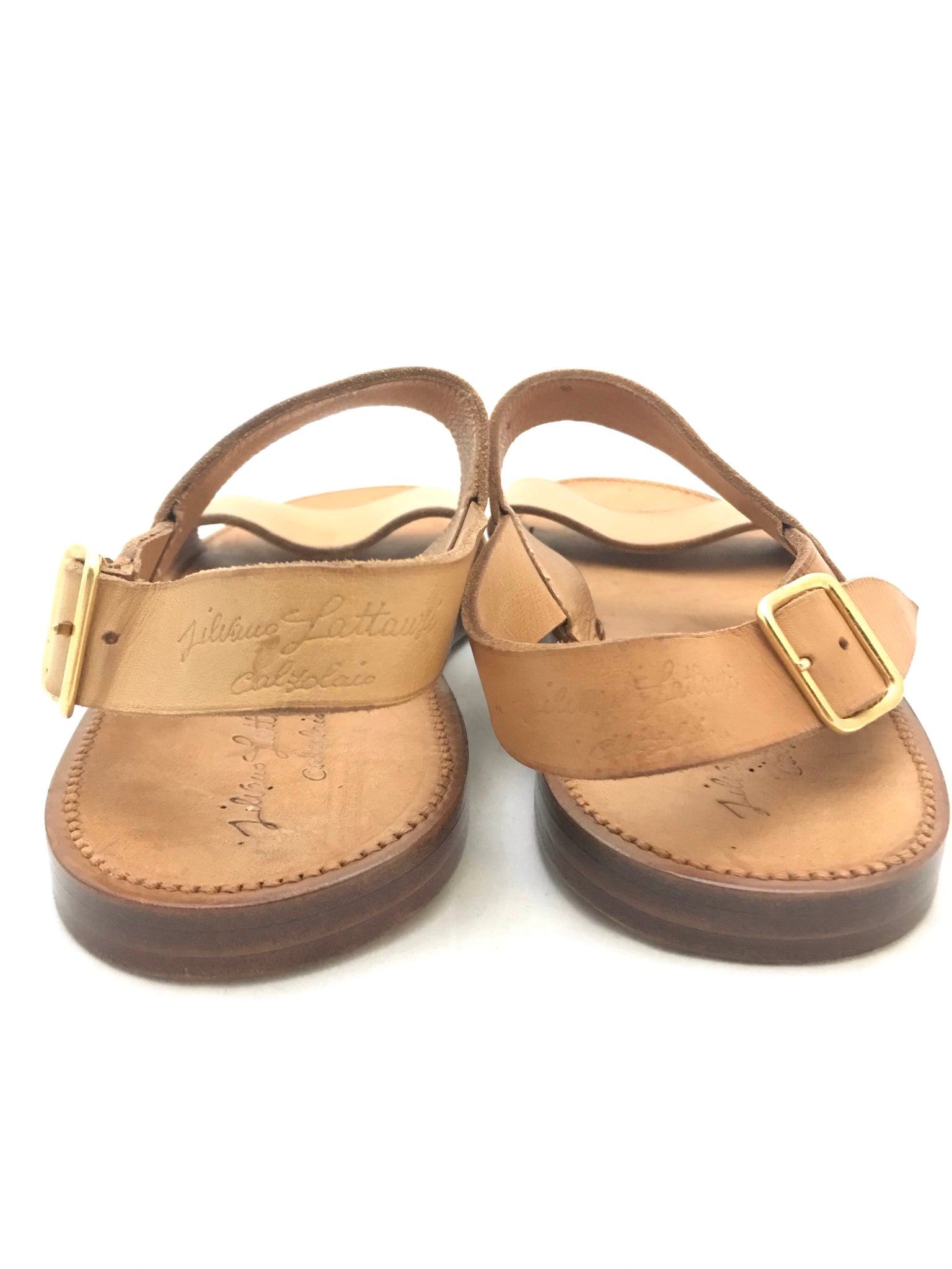 Isabella's Wardrobe Silvano Lattanza Gents Leather Sandals.